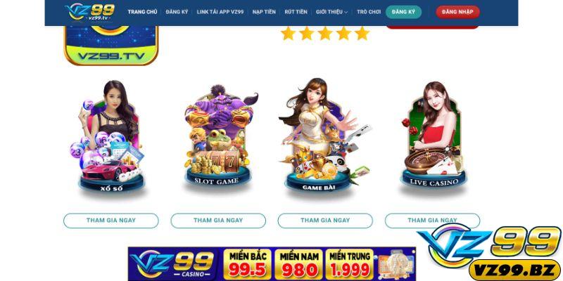 Cổng game cá cược vz99 uy tín đổi thưởng hấp dẫn cho người chơi